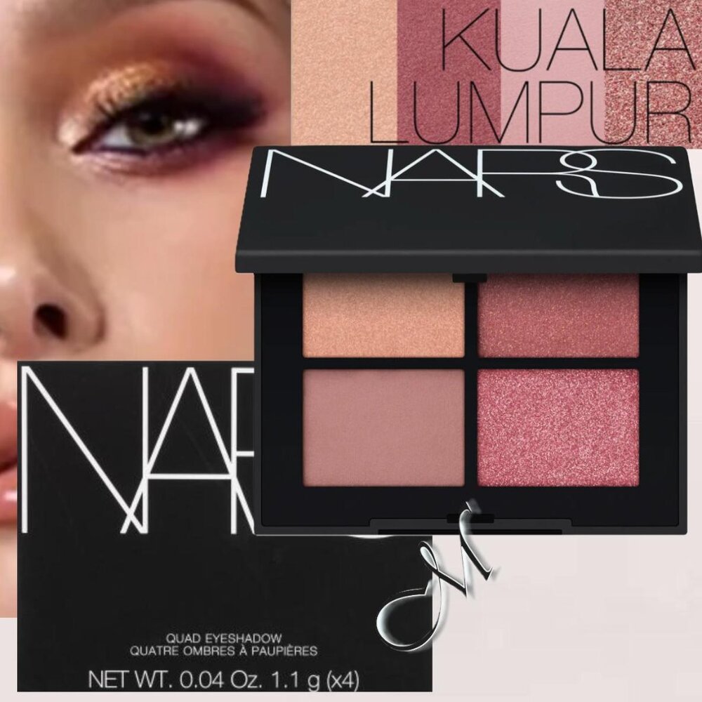 NARS Quad Eyeshadow Compact ~ Kuala Lumpur (Warm Glitter/Mattes) 4.4g NIB